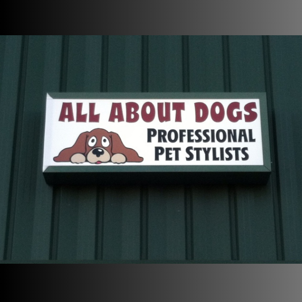 All About Dogs Cabinet Sign