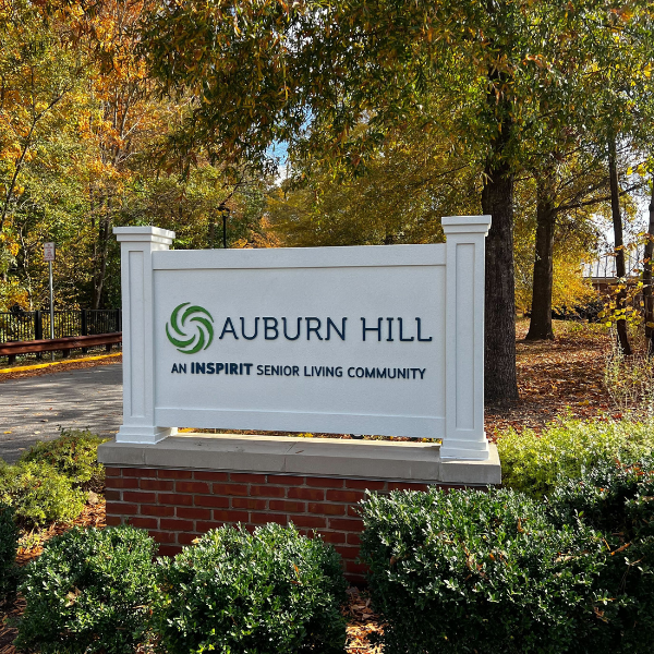 Auburn Hill Senior Living Monument Sign