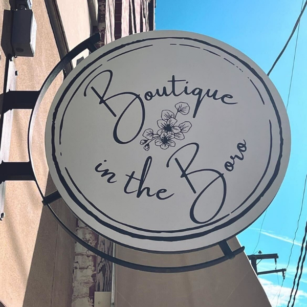 Boutique in the Boro Blade Sign