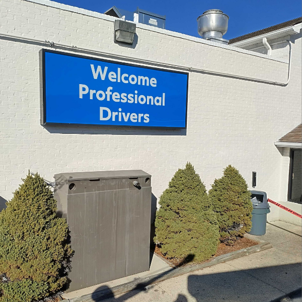 Driving School Cabinet Sign