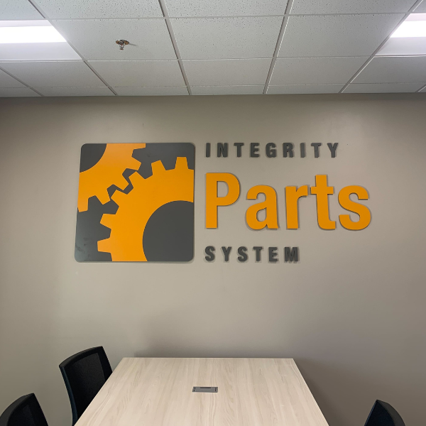 Integrated Parts System Wall Sign