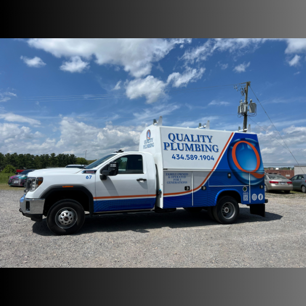 Quality Plumbing Truck Wrap