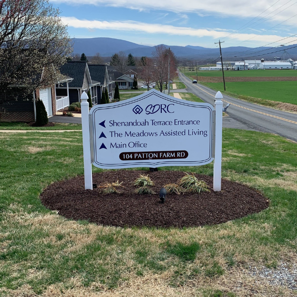 SDRC Post & Panel Sign