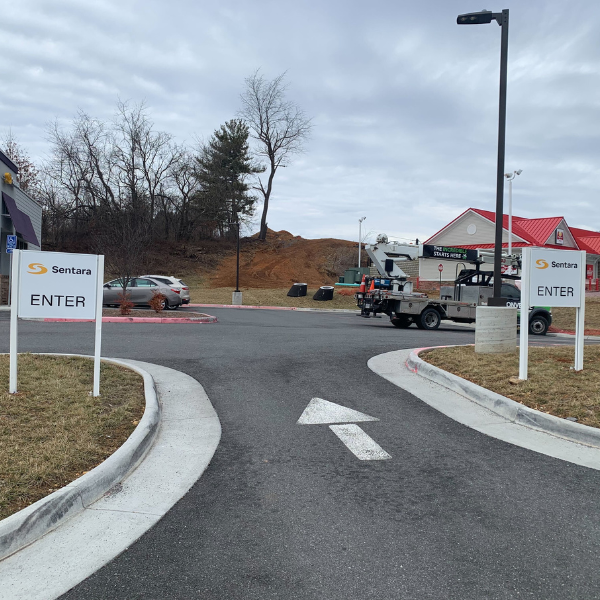 Sentara Urgent Care Post & Panel Signs