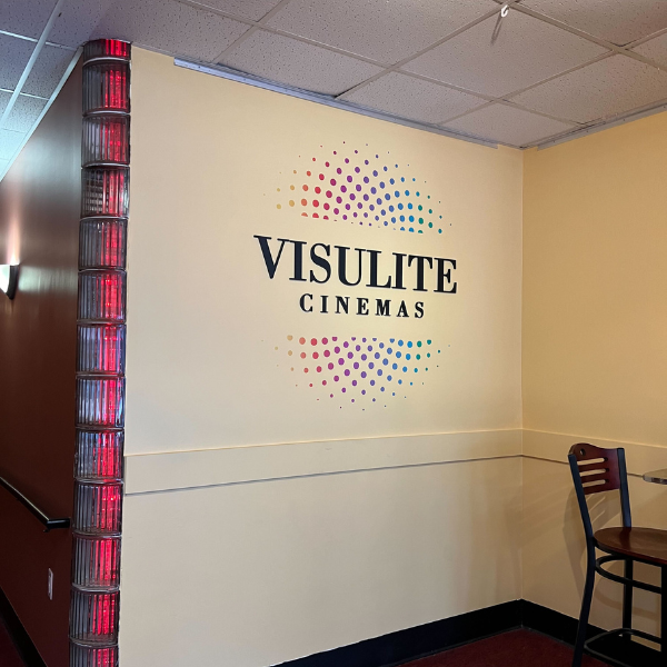 Visualite Cinemas Lobby Sign
